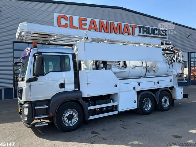 Véhicule aspirant MAN TGS 26.440 Euro 6 Kroll 11m³ Riool Combi