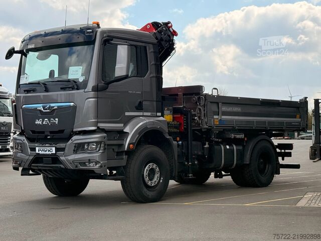 3 pusių savivartis MAN TGS 18.440 4x2 BL MEILLER Krankipper Palfinger