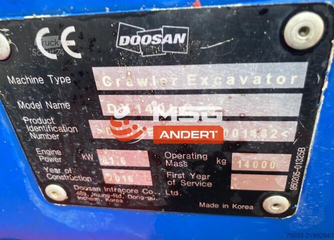 Kettenbagger DOOSAN DX140LC-3