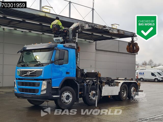 Kablio rankenos sistema Volvo FM 460 8X2 Penz 12ZR7,70 Crane + AJK HS20N Auto...