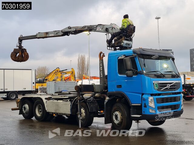 System för krokarm Volvo FM 460 8X2 Penz 12ZR7,70 Crane + AJK HS20N Auto...