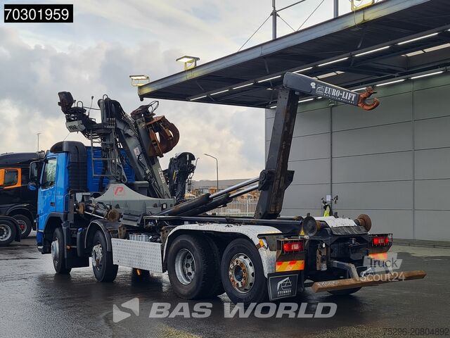 System för krokarm Volvo FM 460 8X2 Penz 12ZR7,70 Crane + AJK HS20N Auto...