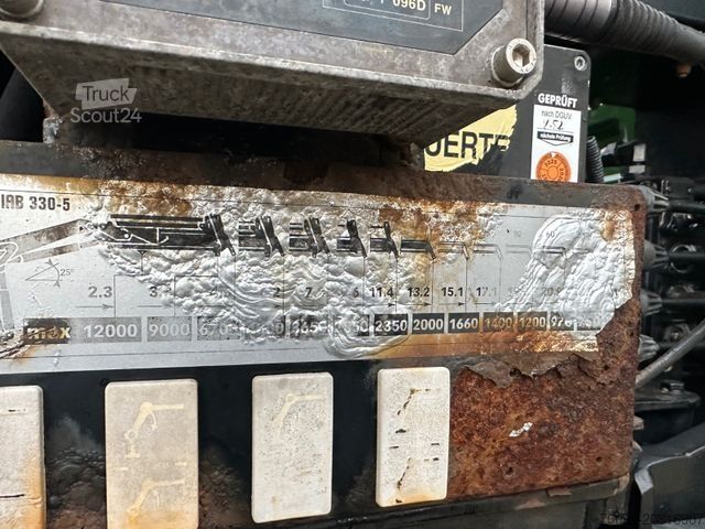 Lastebil med utskiftbar overbygning MAN TGS 26.480 Kran 25m, Wechselpritsche , Container