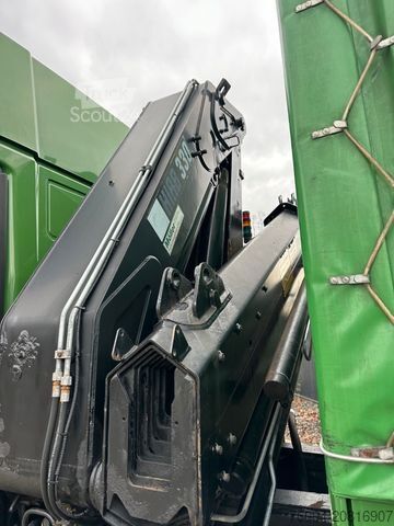 Wissellaadbak vrachtwagen MAN TGS 26.480 Kran 25m, Wechselpritsche , Container