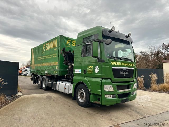 Lastebilmontert kran MAN TGS 26.480 Kran 25m, Wechselpritsche , Container