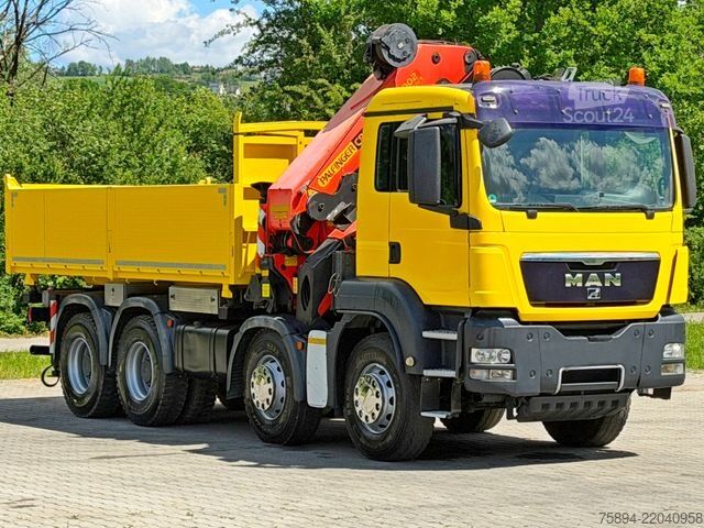 Jeřáb na nákladním automobilu MAN TGS 41.480 * PK 36002 + JIB 060B + FUNK * 8x4