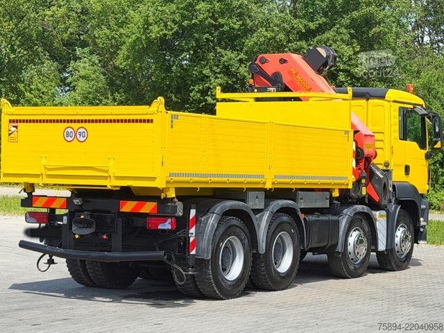 Jeřáb na nákladním automobilu MAN TGS 41.480 * PK 36002 + JIB 060B + FUNK * 8x4