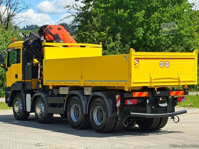 Jeřáb na nákladním automobilu MAN TGS 41.480 * PK 36002 + JIB 060B + FUNK * 8x4