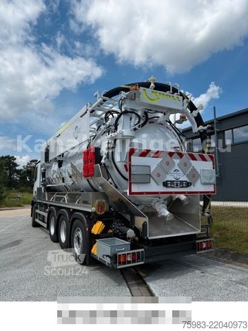 Saugwagen MERCEDES-BENZ AROCS 3545 L 8x4 BL - Kroll ADR Sauger WRP