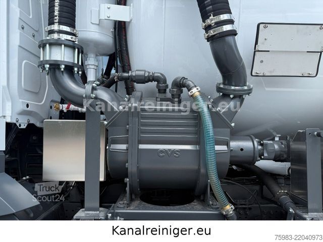 Saugwagen MERCEDES-BENZ AROCS 3545 L 8x4 BL - Kroll ADR Sauger WRP