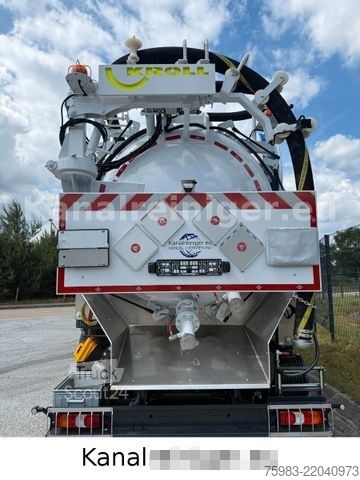 Saugwagen MERCEDES-BENZ AROCS 3545 L 8x4 BL - Kroll ADR Sauger WRP