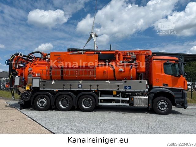 Saugwagen MERCEDES-BENZ Arocs 3551 8x4 BL Kroll Wasserrückgewinner