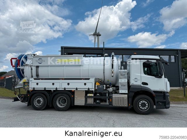 Vakumlu tank kamyonu MERCEDES-BENZ AROCS 2646 6x2 / Sauger KRÜGER SSP 14-1