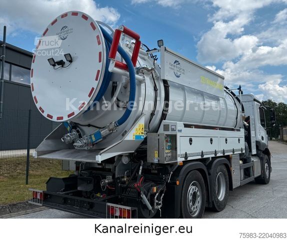 Vakumlu tank kamyonu MERCEDES-BENZ AROCS 2646 6x2 / Sauger KRÜGER SSP 14-1