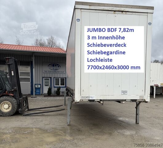 Caja intercambiable con toldo Krone Jumbo 3m Innenhöhe Hubdach Edscha