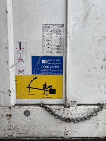 Caja intercambiable con toldo Krone Jumbo 7,82m 3m hoch Hubdach + Edscha