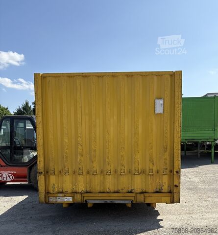 Vaihtokori auki Krone Baustoff Wechselbrücke 7,45m Türen