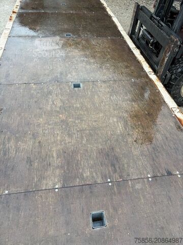 Swap body open Krone Plattform 7,45m mit Steckrungen mittig