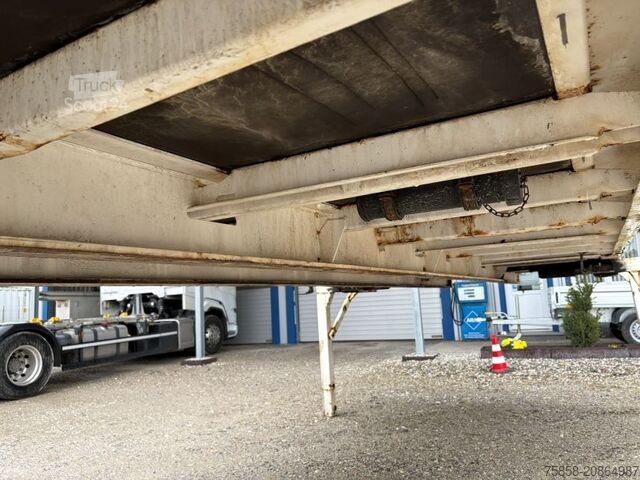 Swap body open Krone Plattform 7,45m mit Steckrungen mittig