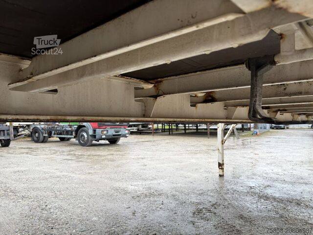 Swap body open Krone Plattform 7,45m mit Steckrungen mittig