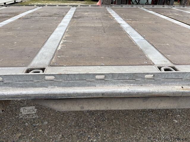 Сменный кузов открыт Wecon Verzinkte Plattform Zurringe+Lochleiste