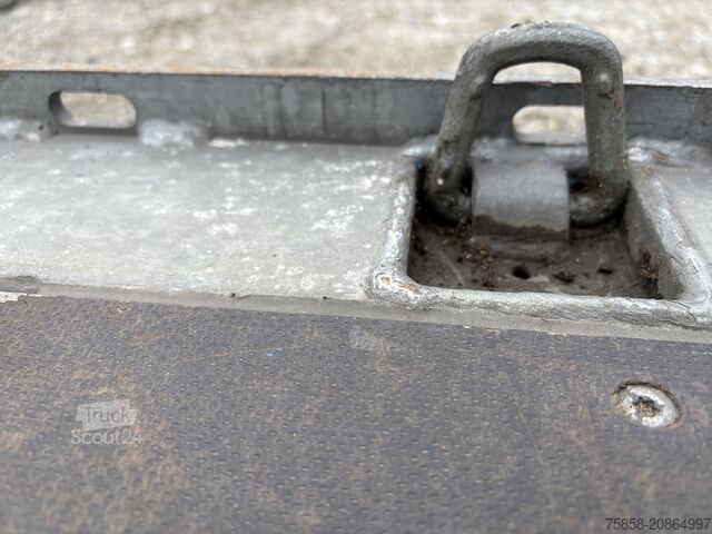 Vaihtokori auki Wecon Verzinkte Plattform Zurringe+Lochleiste