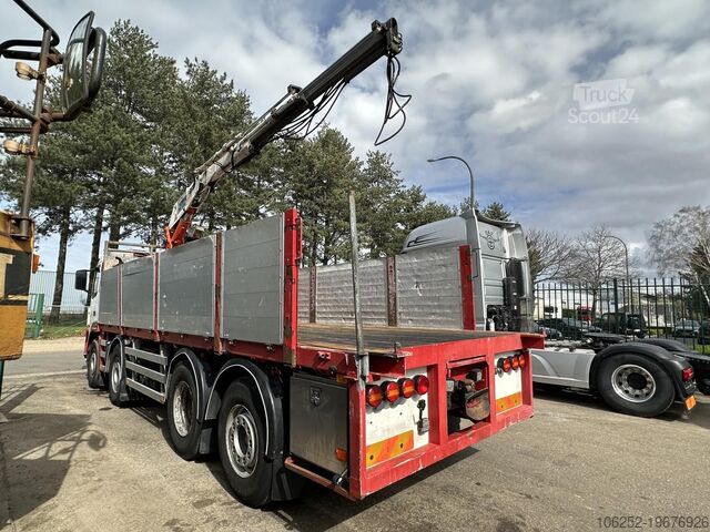 Open laadbak Volvo FM 480 8X2 - EURO 5 - STEERING AXLE / LENK ACHS...
