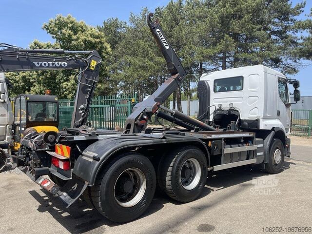 Containertransport (haakarmsysteem) Renault Lander 450 DXI EURO 5 - 6x4 - 20T PALLIFT HAAKS...