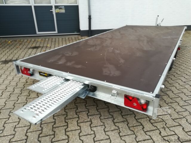 Przyczepa samochodowa EDUARD Plattform 506x220cm 56cm Ladehöhe 3to.