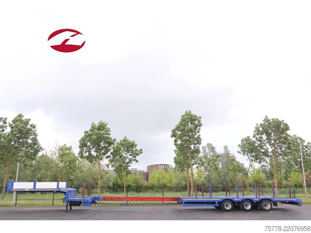 Semi-remorque surbaissée Broshuis E-219/27S | 6 METER EXTENTION | STEERING AXLE