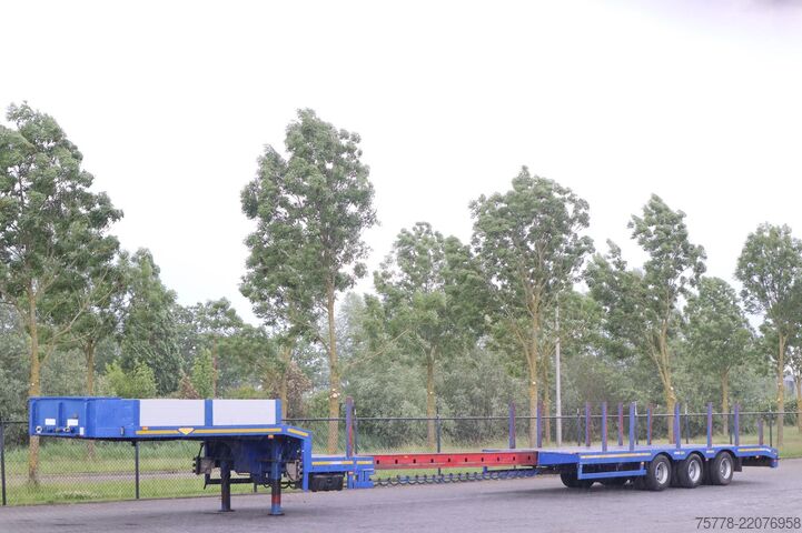Semi-remorque surbaissée Broshuis E-219/27S | 6 METER EXTENTION | STEERING AXLE