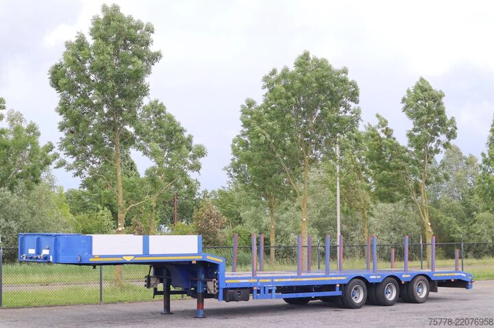 Semi-remorque surbaissée Broshuis E-219/27S | 6 METER EXTENTION | STEERING AXLE