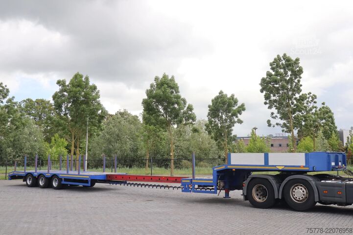 Semi-remorque surbaissée Broshuis E-219/27S | 6 METER EXTENTION | STEERING AXLE