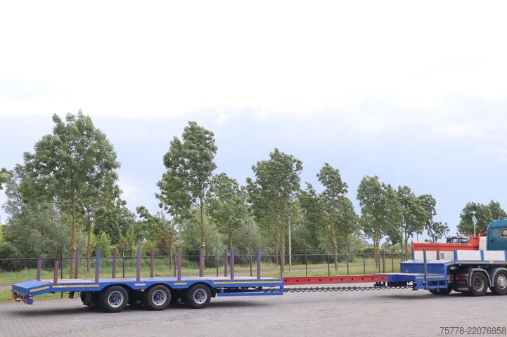 Semi-remorque surbaissée Broshuis E-219/27S | 6 METER EXTENTION | STEERING AXLE