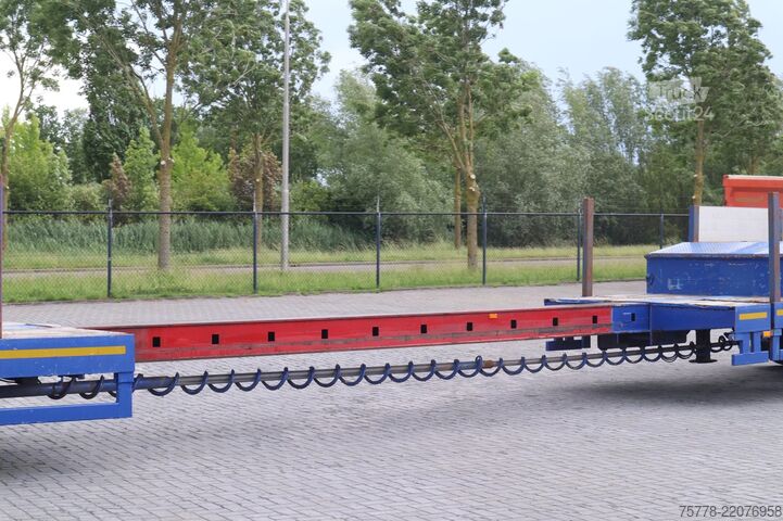 Semi-remorque surbaissée Broshuis E-219/27S | 6 METER EXTENTION | STEERING AXLE