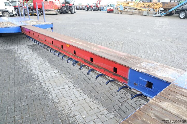 Semi-remorque surbaissée Broshuis E-219/27S | 6 METER EXTENTION | STEERING AXLE