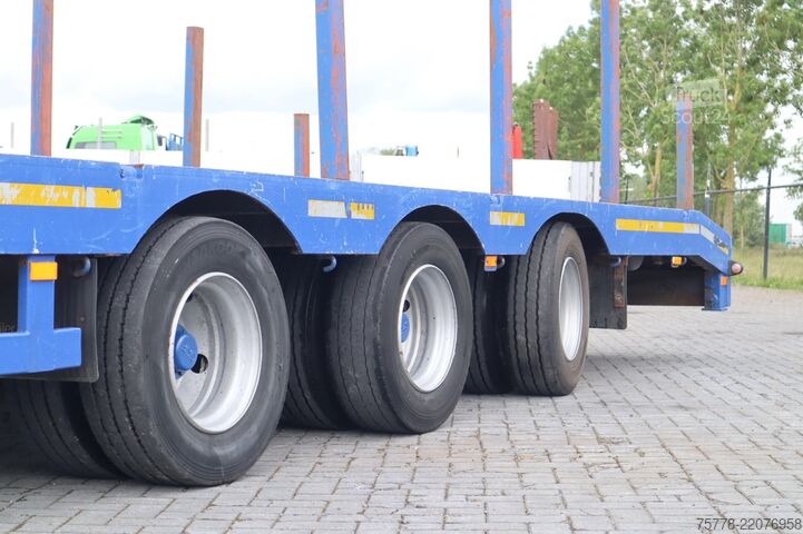 Semi-remorque surbaissée Broshuis E-219/27S | 6 METER EXTENTION | STEERING AXLE