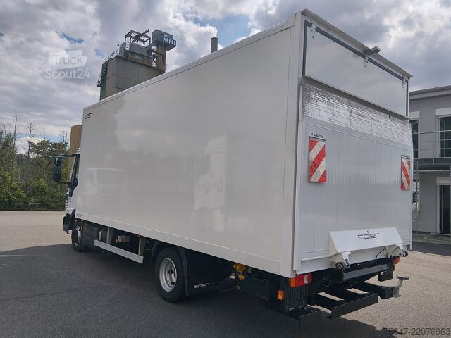 Vrachtwagen met bakwagen Iveco EuroCargo ML 75 E 19/P LBW Rückfahrkamer