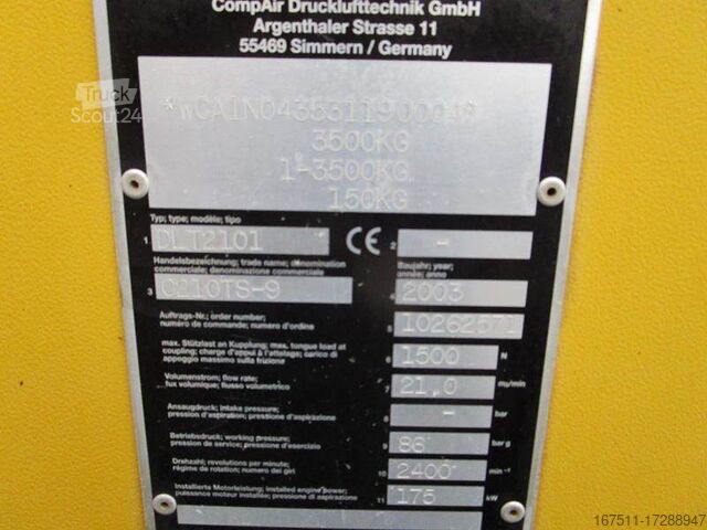 Compresor Compair C 210 TS - 9 - N