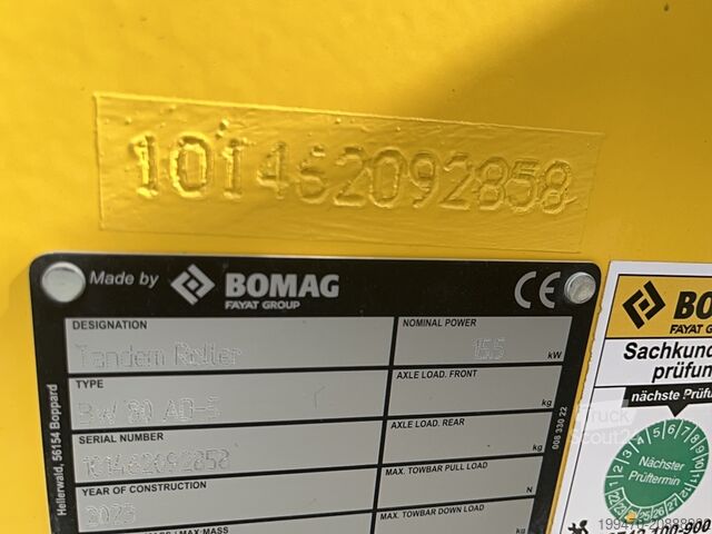 Cilindru tandem Bomag BW 80 AD-5