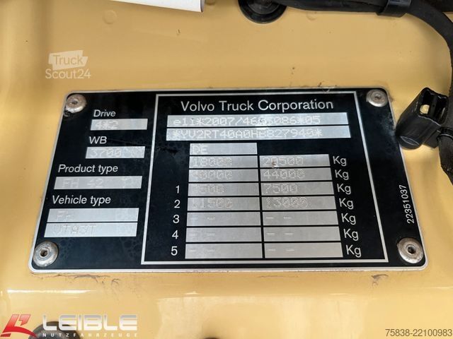 Tracteur routier standard VOLVO FH 500 Flachdach, Kipphydro !!nur 451.000 km!!