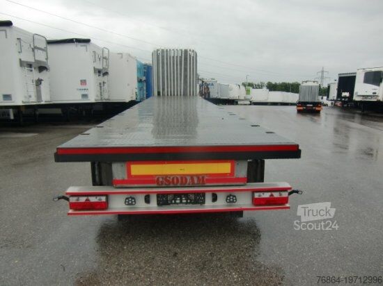 Werkplatform oplegger  GSODAM 3-ACHS PLATEAU, LIFTACHSE, RUNGENSTöCKE