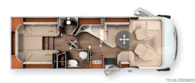 Camping-car intégral CARTHAGO chic e-line I 50 LE DA Modell 2025 / 5500 kg / D