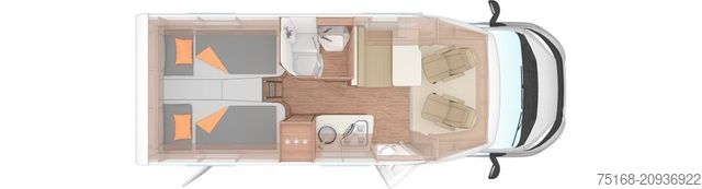 Teilintegriertes Wohnmobil WEINSBERG CaraCompact 600 MEG EDITION [PEPPER] Modell 2026