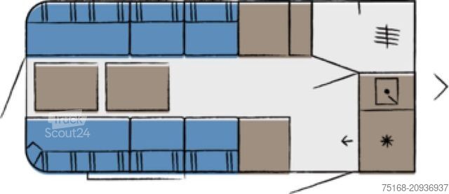 Caravane HOBBY Beachy 450 Modell 2026 / 1200 kg