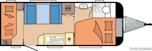 Wohnwagen HOBBY De Luxe 540 KMFe Modell 2026