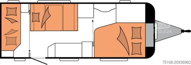 Wohnwagen HOBBY De Luxe 540 KMFe Modell 2026