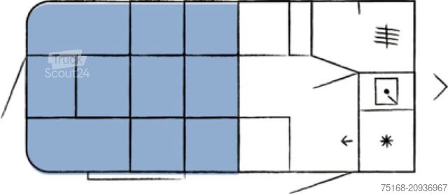 Caravane HOBBY Beachy 450 Modell 2026 / 1200 kg