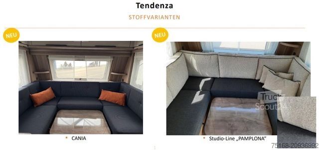 Caravana FENDT Tendenza 465 SFB Modell 2026 / 1800 kg / Pamplon