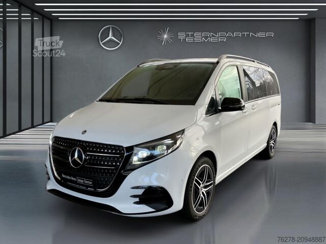 Minibus Mercedes-Benz V 300 d AVANTGARDE, LANG - AMG, NIGHT, AHK, 8 S.